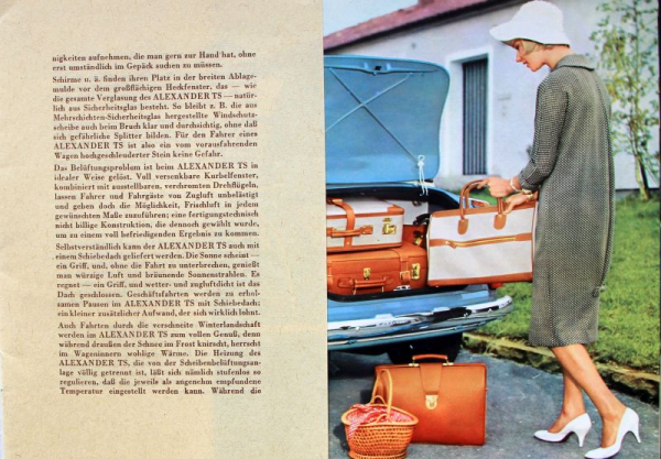 Lloyd Alexander TS Modelprogram 1958 Carbrochure (10003)
